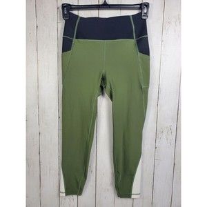 GapFit Sculpt Compression Leggings Womens M Olive Wide Comfort Waistband Gap